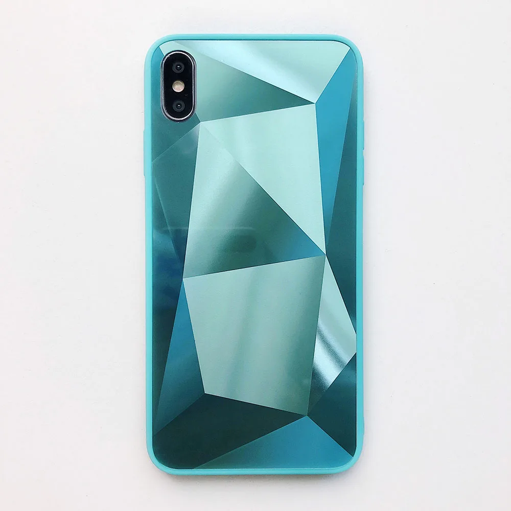 

Luxury/Silicone Phone Case For iphone 7 8 plus X XS MAX XR Candy Cases Diamond/Mirror For iphone 6 S Case Shockproof Back Cove