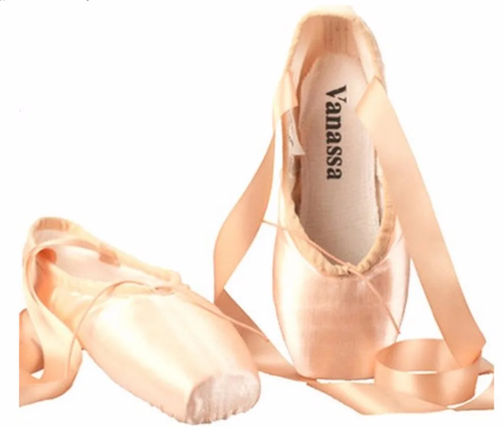 WENDYWU meisjes casual schoenen zijde balletschoenen kind en Volwassen ballet pointe dansschoenen pointe schoen roze