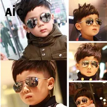 Moda Niños gafas de Sol Niños Chica Piolt Estilo Gafas de Sol Para Niños Bebé Gafas de Sol Gafas De Sol Gafas de Protección UV rayos oculos