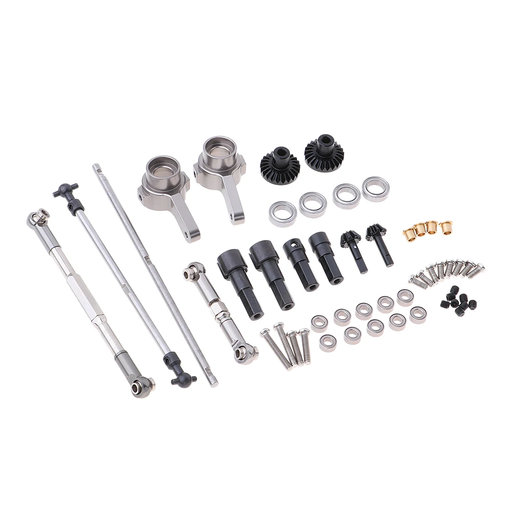 Metal Rear Axle Upgrade Parts for WPL B1 B14 B24 C14 C24 B16 B36 RC Trucks