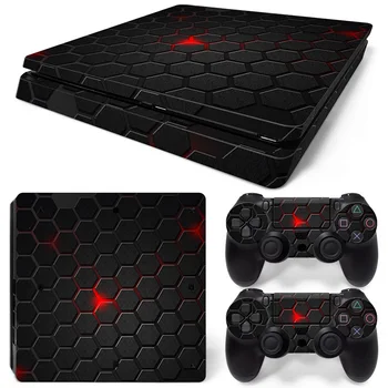 

Free Drop Shipping Vinyl Decal Skin For PS4 Slim Console Cover For Playstation 4 PS4 Slim Skin Stickers+ Controller #20507