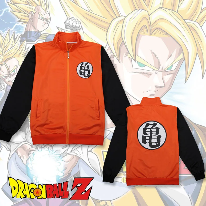Аниме Dragon Ball Master толстовка с капюшоном roshi с длинным рукавом хлопок Повседневная Толстовка стоячий воротник Осень Зима Косплей толстовки