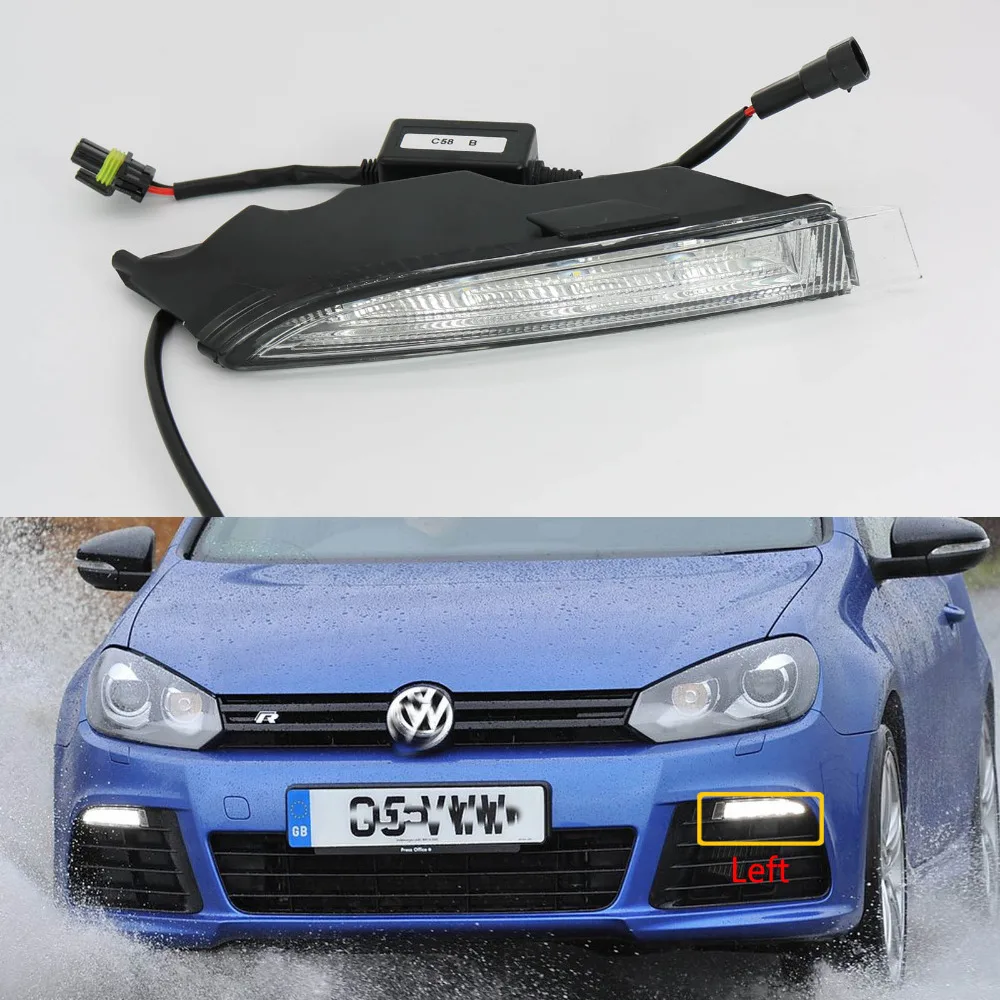 

Car LED Light LED DRL Daytime Running Light Right Side For VW Golf 6 MK6 R20 2009 2010 2011 2012 2013 Car-Styling