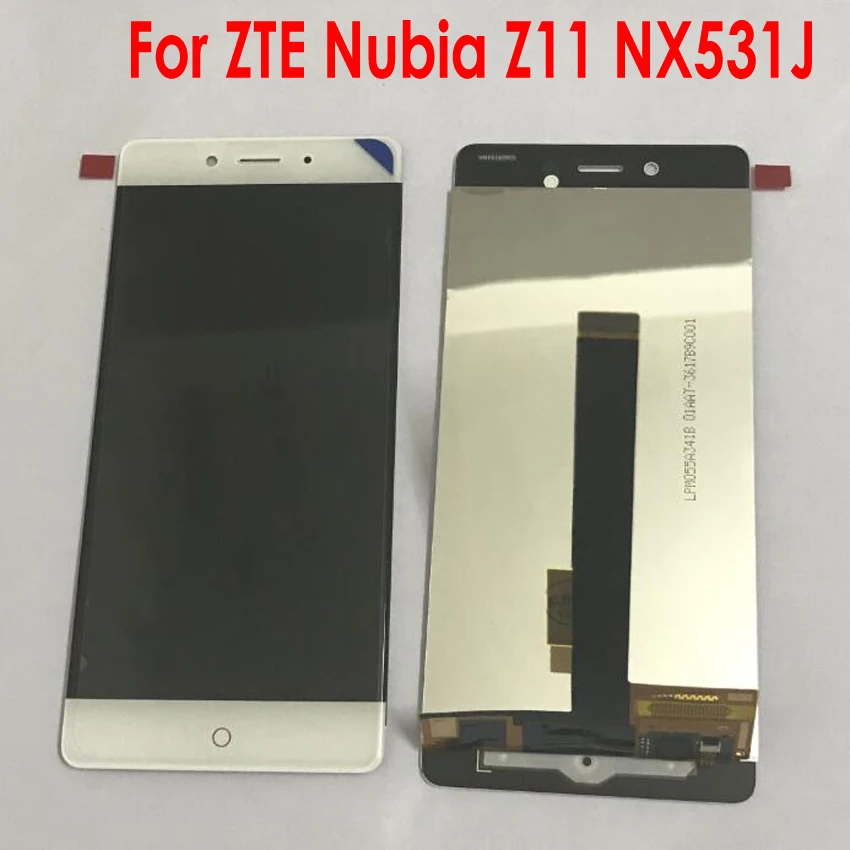 

100% Tested Good Working LCD Display Touch Screen Digitizer Assembly For ZTE Nubia Z11 NX531J Mobile Panel Sensor Replacement