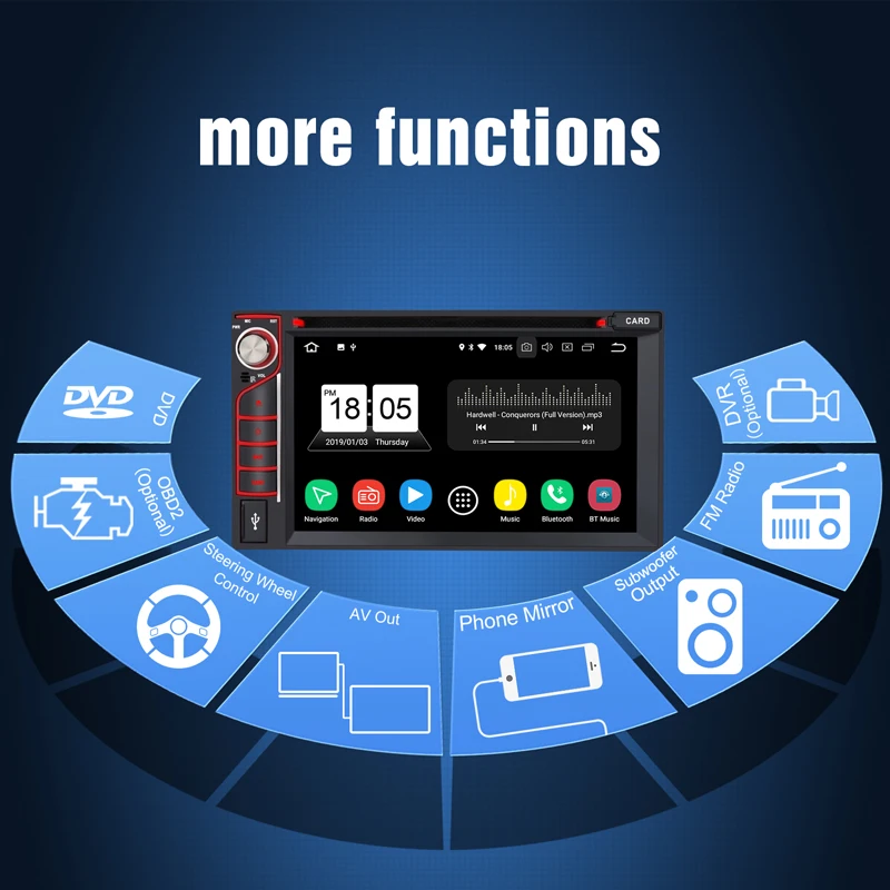 Discount Pumpkin 2 Din 6.2