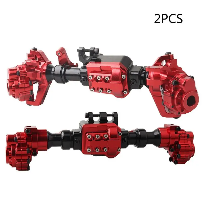 

2 Pcs/Set CNC Machined Aluminum Front Rear Portal Axles Housing For TRX-4 Crawler