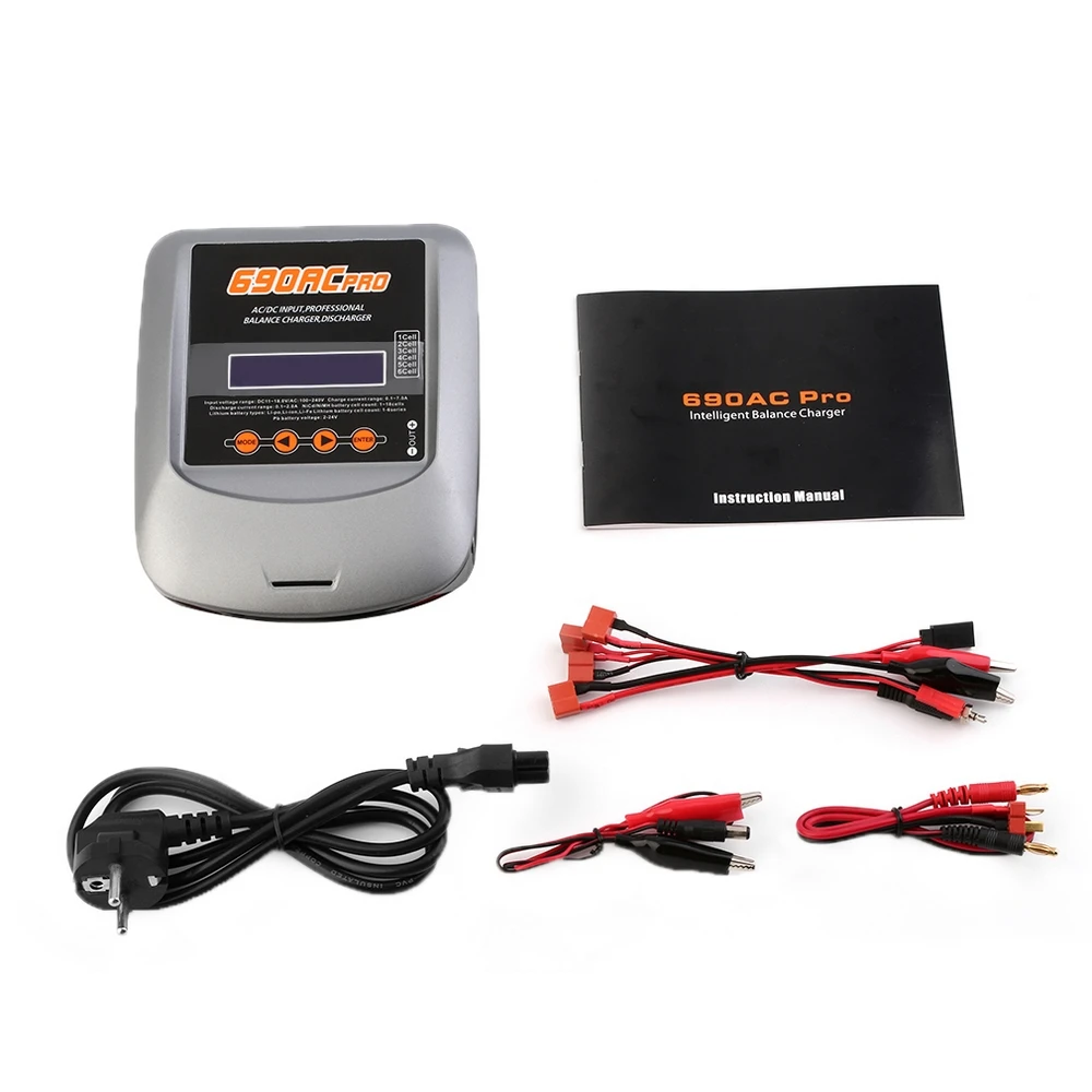 

90W AC/DC T Plug RC Helicopter Balance Charger for Lipo Battery LCD Touch Screen for Li-Ion LiFe NiMH NiCD Lead-Acid Battery