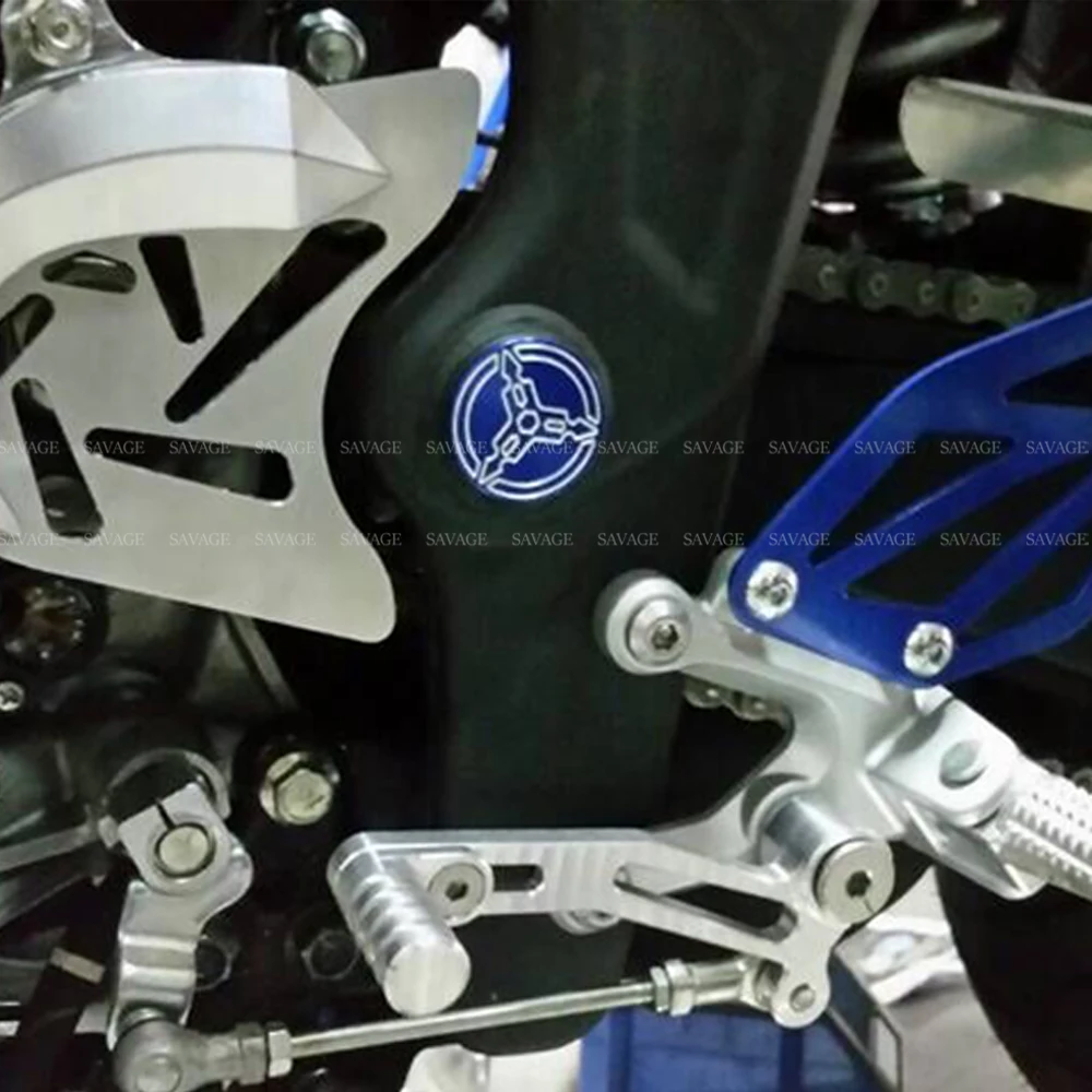 Крышки Отверстия рамы Для YAMAHA YZFR25 YZFR3 MT-25 MT-03- 15 16 17 18 YZF R3 R25 Резная декоративная заглушка для мотоцикла