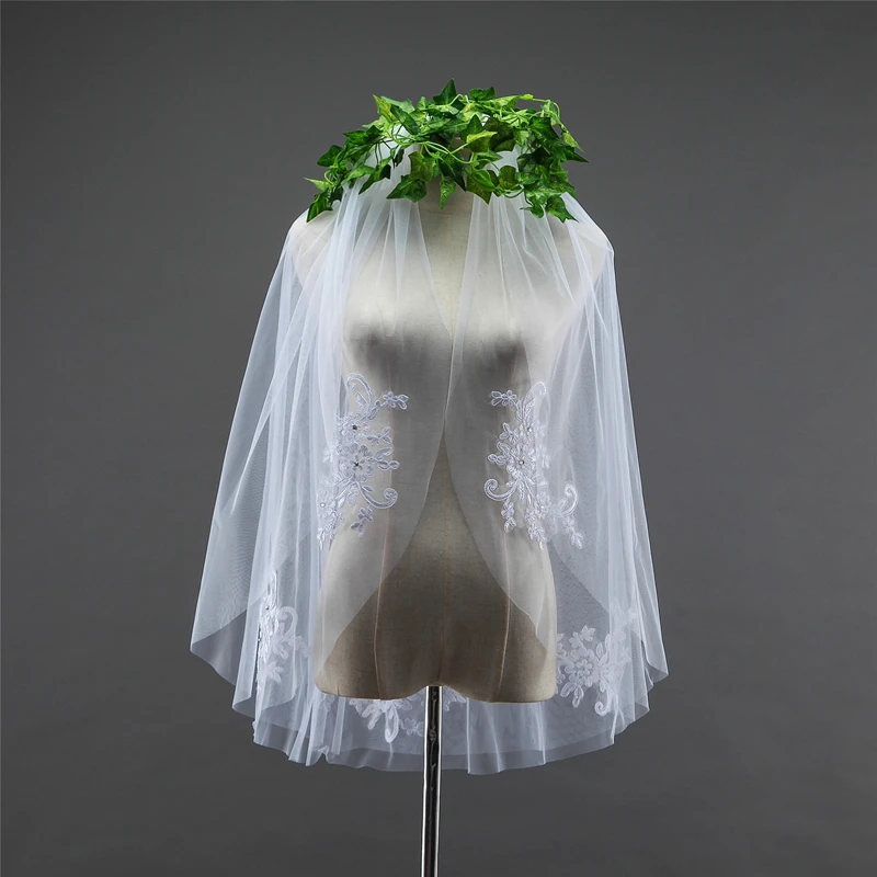 Новое поступление кружево свадебная фата 1 5 м Фата 2021 Вуаль де mariage свадебные