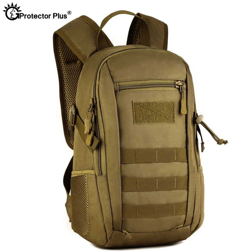 Protector Plus 12L Tactical MOLLE Backpack Children Waterproof Small Backpack School Bags Kids Mili