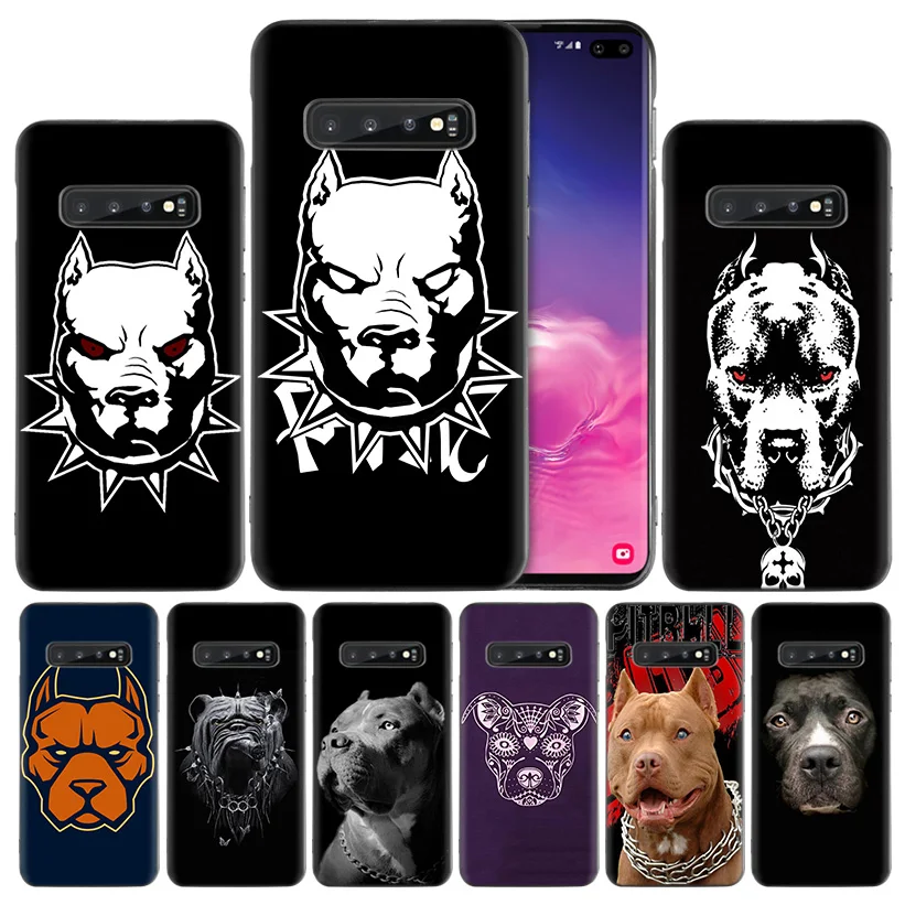 

Dog Black Silicone Case Cover for Samsung Galaxy A50 A80 A70 A60 A40 A30 A20 A20e A10 A9 A8 A7 A6 Plus 2018 M30 M20 M10 Shell