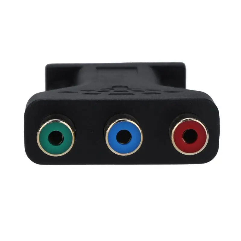 Vga cable adapter Vga cable Vga to av converter Vga extender splitter 15 Pin VGA Male to 3 RCA Female Converter Adapter Splitter Professional Digital Cables Wire Connector