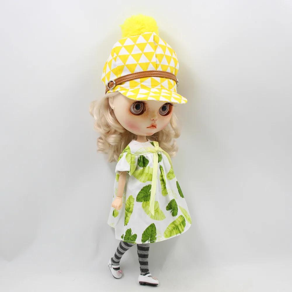 Blyth Кукла одежда новый летний свежий костюм шляпа 1/6 кукла нормальный шарнир azone