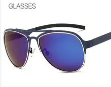 Polarized sunglasses for men Double color big box driving sunglasses tourism and leisure sun glasses