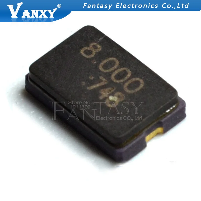 100 шт. 8 МГц 10 11 0592 12 13 56 16 000 20 24 2Pin 5032 smd Кварцевый резонатор Кристалл