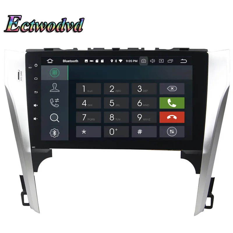 Discount Ectwodvd Octa Core 4G RAM 64G ROM Android 9.0 Car Multimedia DVD Player GPS HeadUnit for Toyota Camry 2012 2013 9