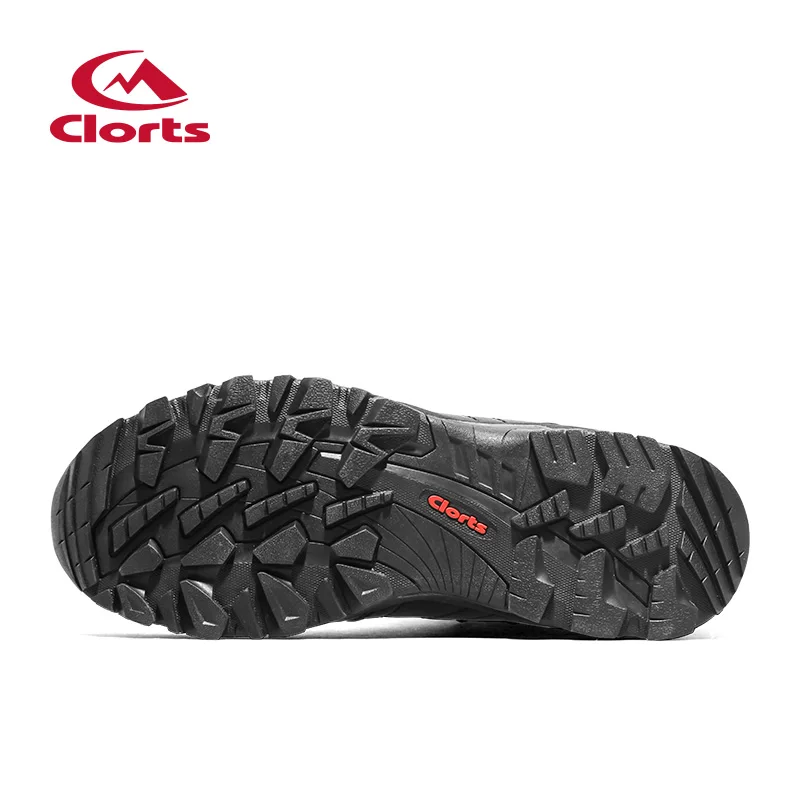 Clorts/женские и мужские походные ботинки; черные походные ботинки для любителей голодной игры из натуральной кожи; водонепроницаемые спортивные кроссовки; HKM-822D
