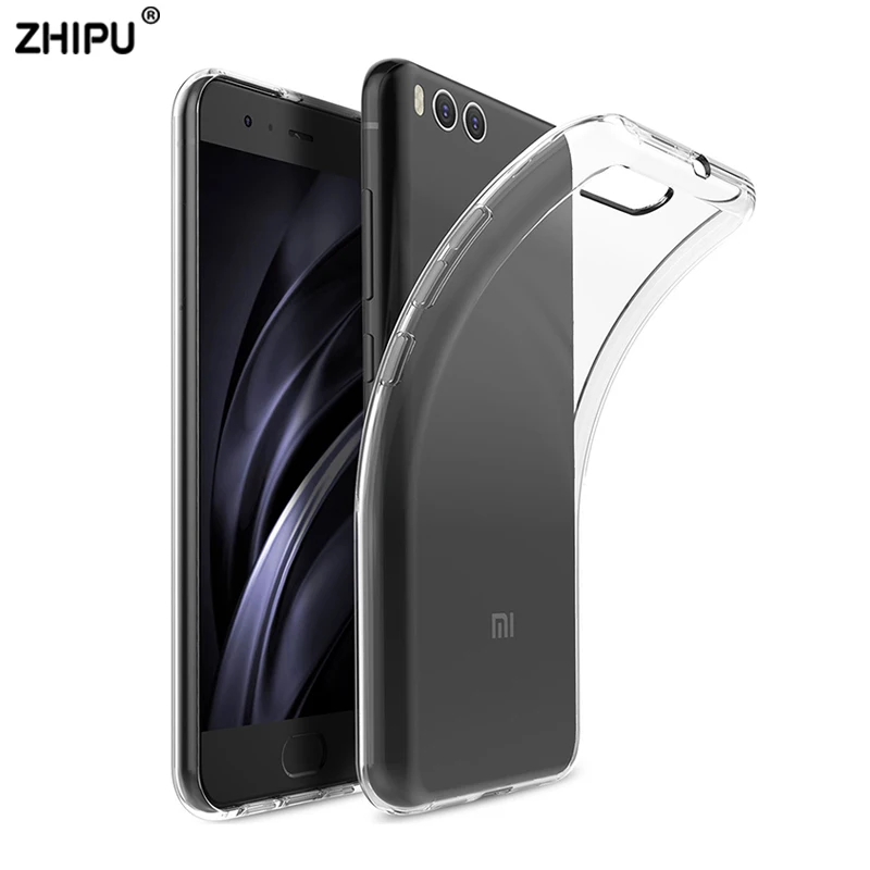 Чехол для Xiaomi Mi 6 5 5C прозрачный силиконовый бампер из ТПУ мягкий чехол 5s Mi5s Plus Mi6 Mi5