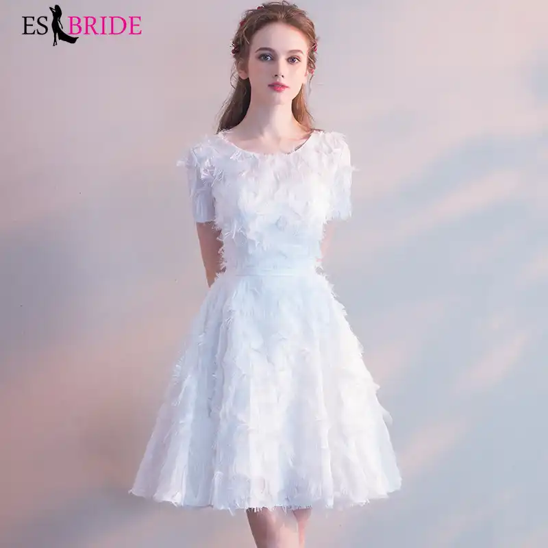 short white sundress for wedding