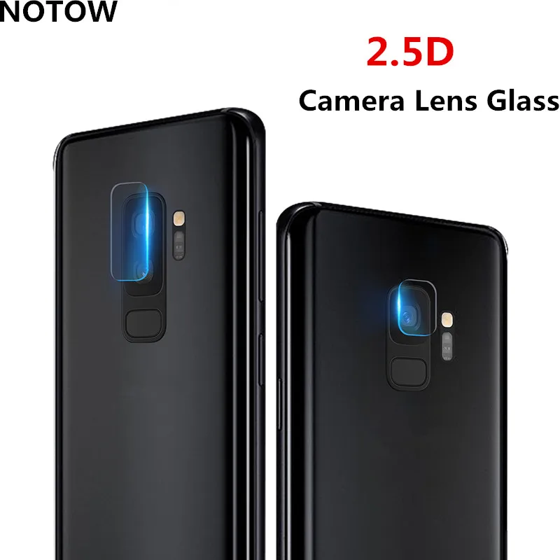 

NOTOW 7.5H 2.5D flexible Rear Transparent Back Camera Lens Tempered Glass Film Protector Case For Samsung Galaxy S9/s9plus