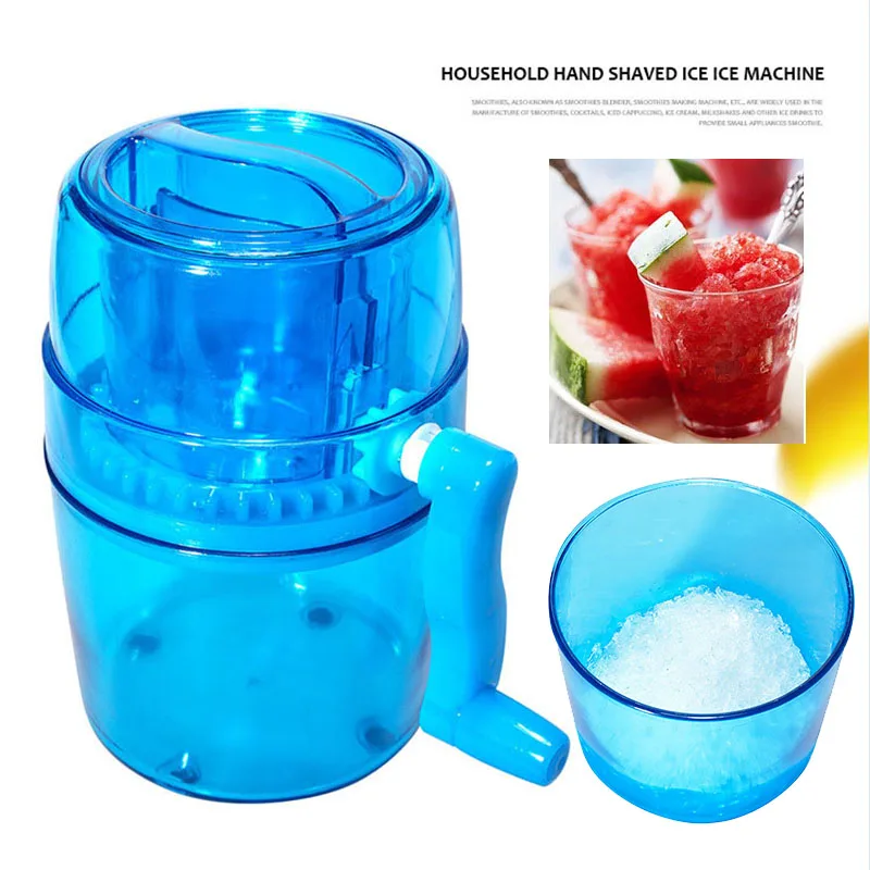 1Pcs Handheld Ice crusher Machine Household Smoothies Ice Cream Maker
