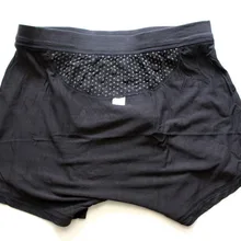 1 шт. черные мужские медицинские трусы XXL Магнитная терапия мужские трусы-боксеры Турмалин здоровье антибактериальные