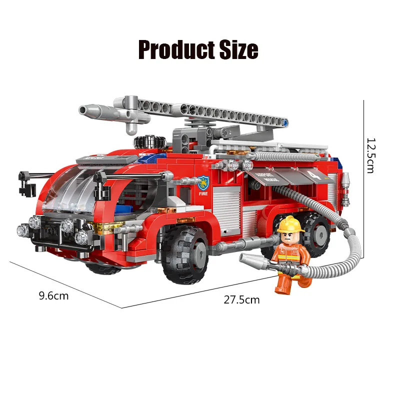 Xingbao 03028 строительные блоки игрушки серии управления огнем набор кирпичей автомобиль пожарная машина автомобиль Набор кубиков совместимы