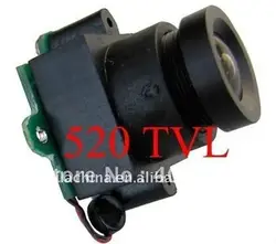 520TVL Мини CCTV Камера (0.008lux, 10 ~ 120 градусов угол обзора) MC495A-с аудио Бесплатная доставка