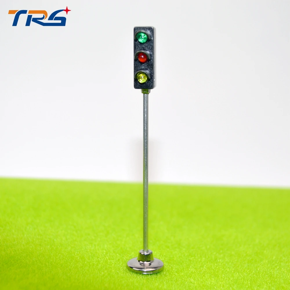 11CM HO scale Model Train stop by signal lights Sensor lights sand