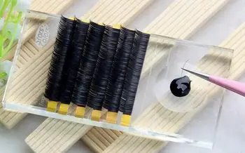 

Size printing Eyelash Extension tool U-Shape Crystal Glass Adhesive Glue Pallet Crystal Stone for Eyelashes Extension