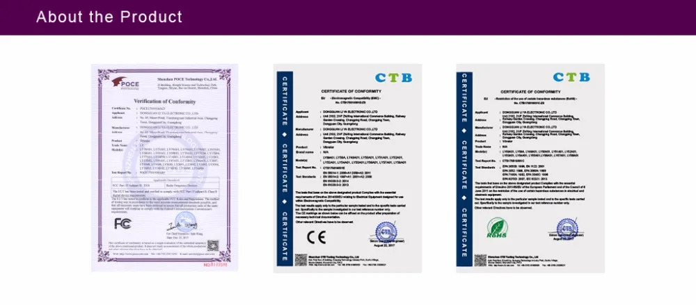 Product Certificate