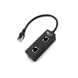 1 до 2 Разъем LAN Ethernet сети RJ45 Plug Splitter Extender Разъем адаптера Splitter Прямая доставка l126 #2