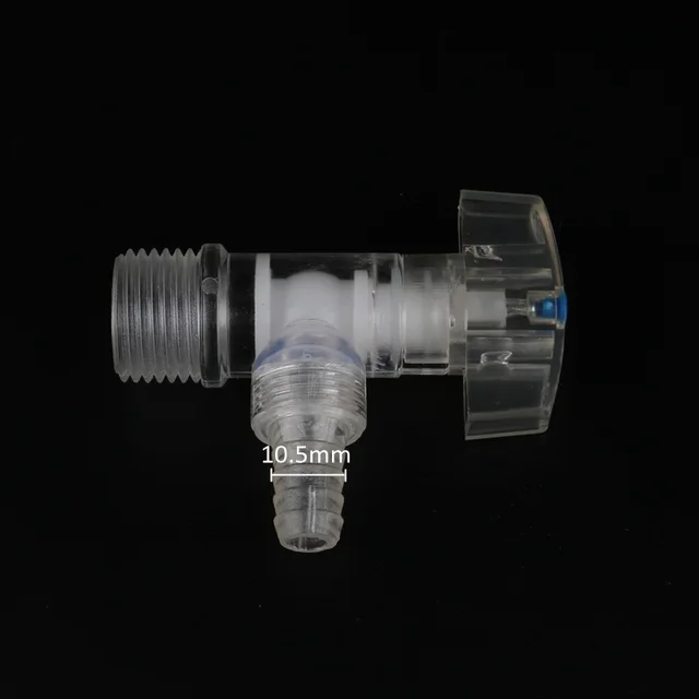 Férfi 1/2 "Szál 10 Mm -Es Puha Tömlő Csaptelep Pc Átlátszó Műanyag Vízcsap Kert Öntözőszelep - Image 2