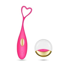 Waterproof 10 Frequency Vibration and Mute Masturbation Toys for Female Egg Jumping by Wireless Remote Control