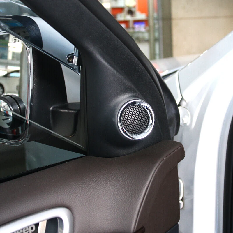 Для Dodge Durango ABS хром передние окна дверные стойки Динамик Звуковой Рог кольцо рамка Крышка отделка