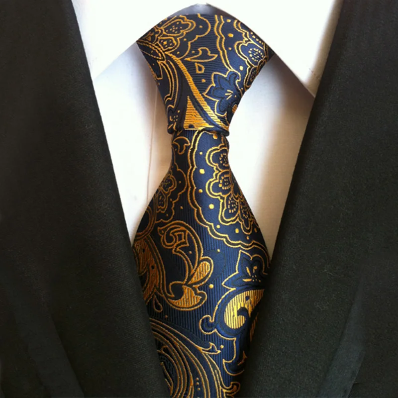 Mantieqingway Brand Ties Men Polyester Ties Floral Gravata for Mens Polka Dots Business Ties Bridegroom Paisley Men Neck Ties