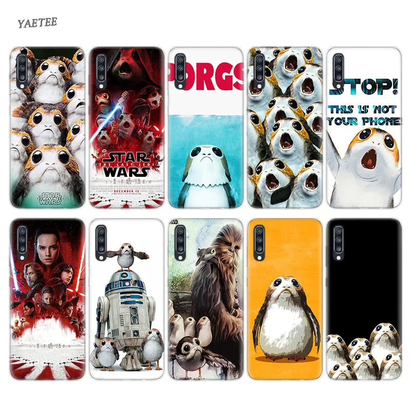 

Star Wars The Last Jedi Porgs Case For Samsung Galaxy S10 Plus M30 A50 A30 A70 A40 A40S M20 M10 A10 A20 A60 A80 A90 A20E Cover