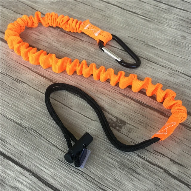 Single Carabiner Tool Lanyard Retractable Safety Rope Telescopic Elastic  Rope Tool Buckle For Climbing - AliExpress