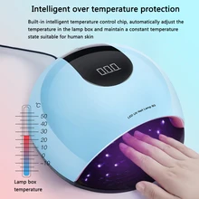 80 Вт УФ-сушка для ногтей Светодиодный УФ-лампа Micro USB Гель-лак отверждения машина для домашнего использования ногтей инструменты для ногтей для ламп