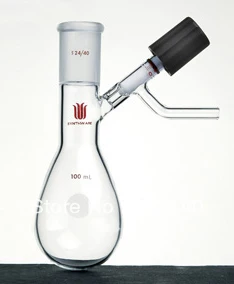 

F901425H Flask, Modified schlenk Tube, Capacity:25ml, Joint:14/20, Stopcock Type:high vacuum valve
