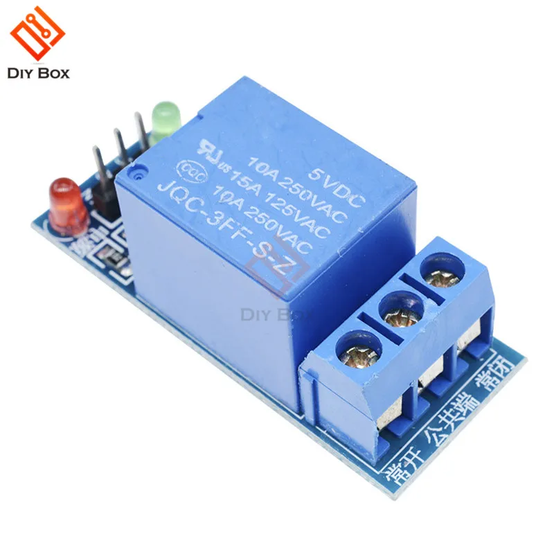 

5V Low Level Trigger One 1 Channel Relay Module interface Board Shield DC AC 220V for Arduino PIC AVR DSP ARM MCU