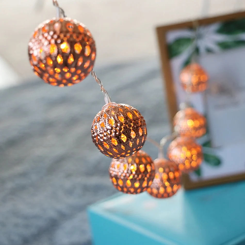 indoor moroccan string lights