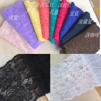

Clothes accessories bilateral elastic laciness mesh lace decoration 15cm