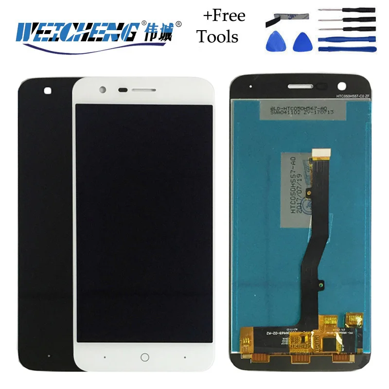 

WEICHENG Black/White For ZTE Blade V8 Lite LCD Display +Touch Screen Assembly For ZTE Blade V8 Lite lcd With Frame