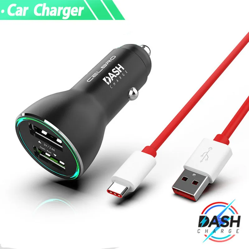 Автомобильное зарядное устройство с двумя USB портами оригинальный кабель для