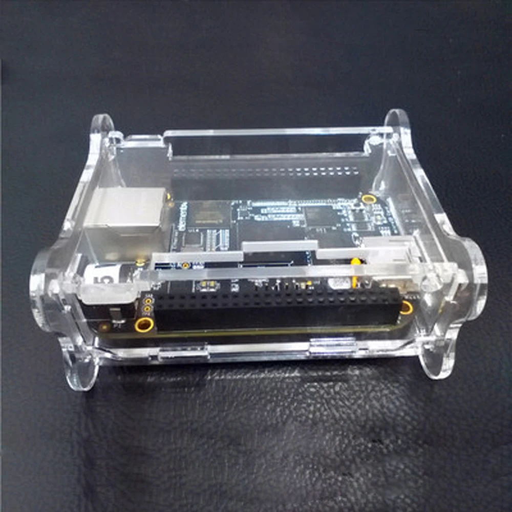 Акриловая коробка BeagleBone в черном/черном корпусе для Black/BB Black бесплатная
