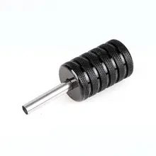 Прочная ручка с накаткой для инструмент для татуажа пластик Mar14