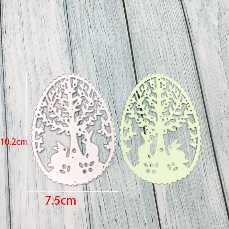 

Metal Cutting Dies Tree Rabbit Frame New dies For 2019 Oval Scrapbooking Album Paper DIY Card Decoration Craft Embossing Dies