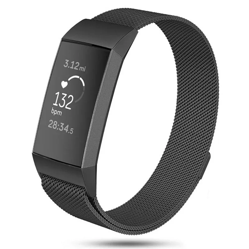 Замена Миланского Fitbit Charge 3 Band Миланский ремешок для Fitbit Charge 3 Band ремень розовое золото ремешок для часов Ремешок