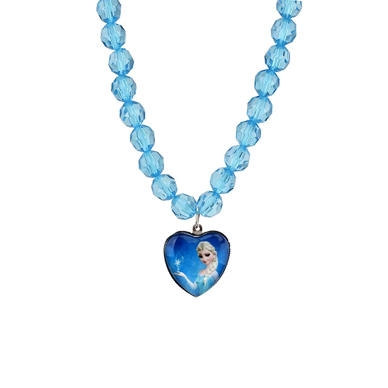 2 pcs/lot 2019 new children's doll accessories necklace + bracelet Frozen high-end accessories girl birthday gift 2 pcs/lot 2019 new children's doll accessories necklace + bracelet Frozen high-end accessories girl birthday gift